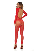Mad Love Bodystocking in Red