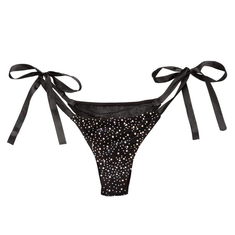 Radiance Side-Tie Panties in Black