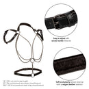 Euphoria Multi Chain Halter Body Harness in Black