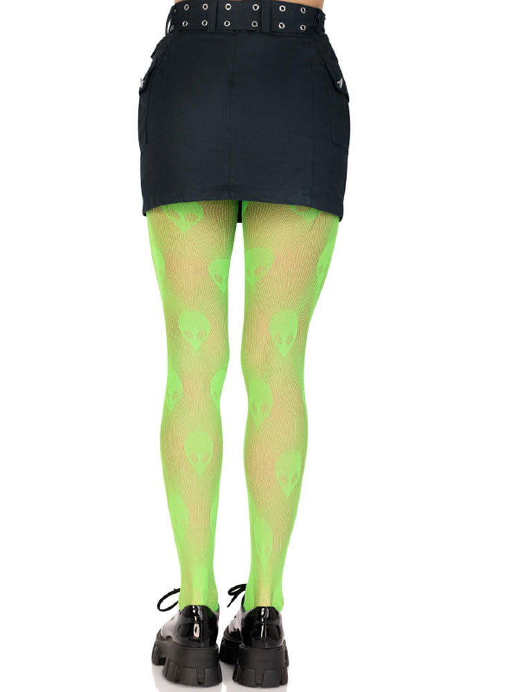 Alien Net Tights in Green