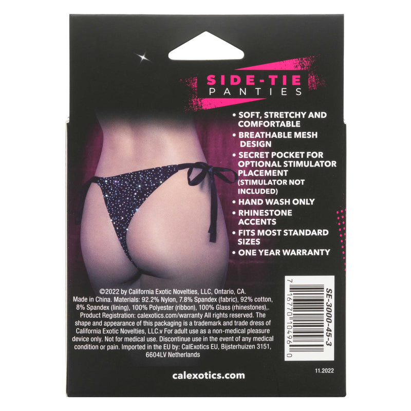 Radiance Side-Tie Panties in Black