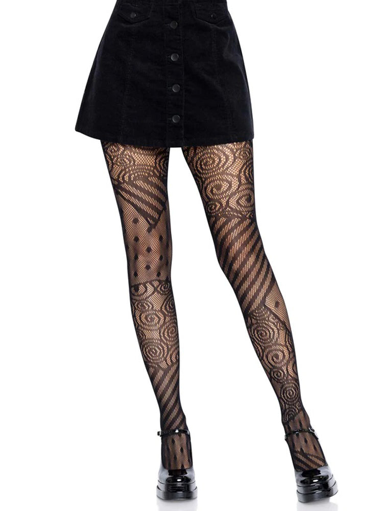 Doll Net Tights in Black