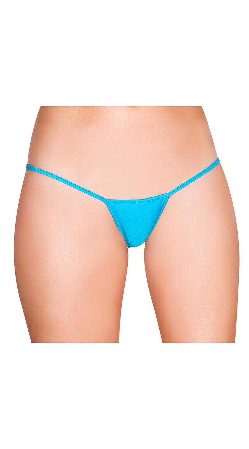 Turquoise Low Rise String Back Bottom