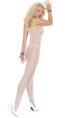 White Fishnet Body Stocking