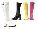 3 Inch Heel Knee High Boots Hippie Model - ElegantStripper
