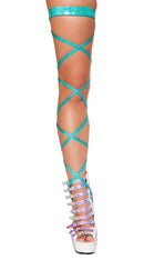 Shimmer Leg Strap with Attached Garter