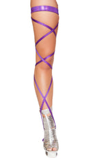 Shimmer Leg Strap with Attached Garter