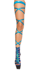 Shimmer Leg Strap with Attached Garter