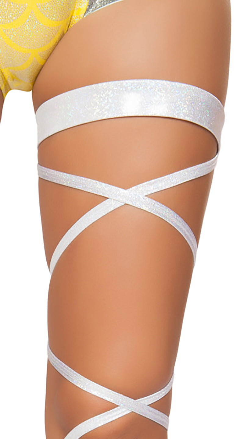 Shimmer Leg Strap with Attached Garter