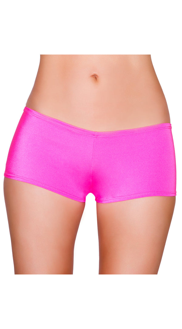 Hot Pink Low Cut Full Covered Shorts