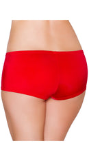 Red Low Cut Full Covered Shorts