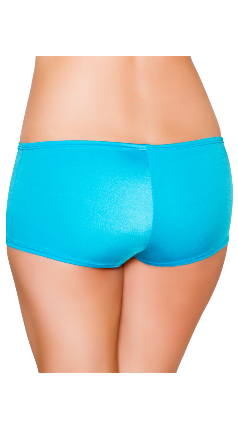 Turquoise Low Cut Full Covered Shorts