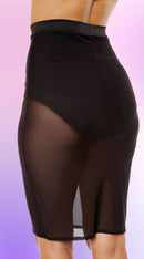 Sheer Mesh Skirt