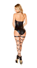 Shimmer Holster Cutout Romper