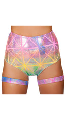 Colorful High Waisted Shorts