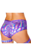 Cutout Shorts with Ring Detail