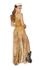 Bodysuit with Long Fringe