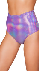One Piece Shimmer High Waisted Shorts