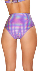 One Piece High-Waisted SHorts with V-Shape Lace-up Detail