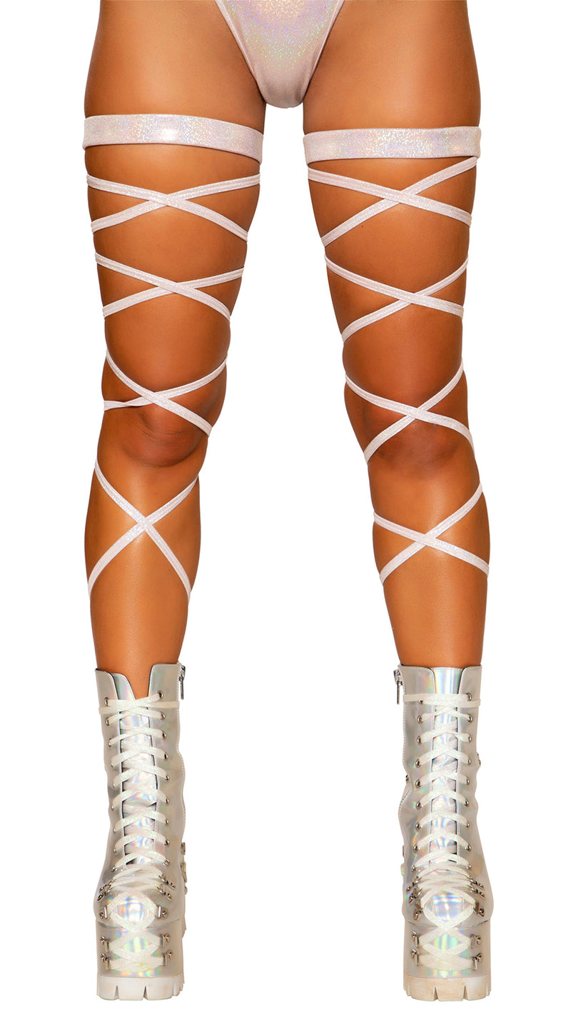 Shimmer Leg Strap with Attached Garter