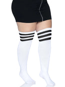 Over The Knee Athletic Socks Curvy Size