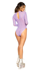 Long Sleeved Sheer Romper