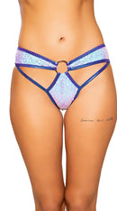 Sequin Shorts with Ring Detail