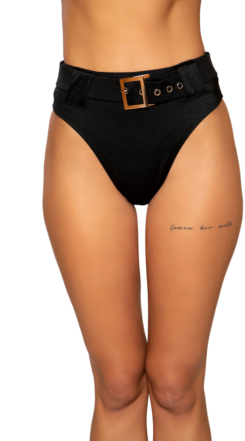 High Rise High-Waisted Shorts with Belt Detail