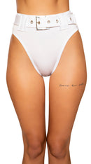 High Rise High-Waisted Shorts with Belt Detail