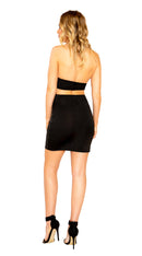 Double Criss-Cross Mini Dress