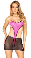 One Piece Sheer Mesh Skirt