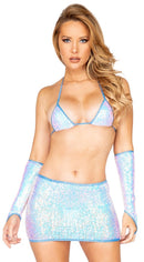 Pair of Sequin Gloves