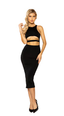 Underboob Cutout Bodycon Mini Dress