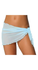 Sheer Short Tie Side Cover-up Wrap