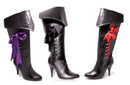 4 Inch Heel Pirate Boot with 3 Ribbons - ElegantStripper