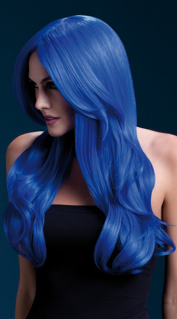Khloe Wig Neon Blue
