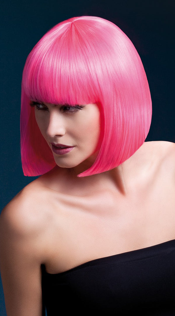 Elise Wig Neon Pink
