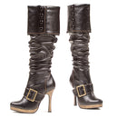 4 Inch Heel Knee High Boots - ElegantStripper