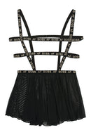 Boss Af Suspender Skater Skirt