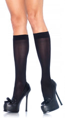 Nylon Opaque Knee Highs