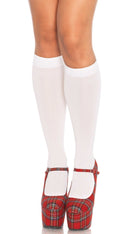 Nylon Opaque Knee Highs