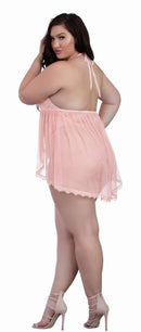 Babydoll Queen Size in Peach