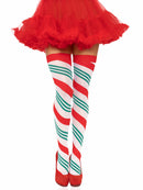 Holiday Ribbon Thigh High