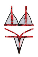 Lit Af Bralette and Thong Set