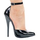 6 Inch Heel Fetish Pump with Ankle Strap - ElegantStripper