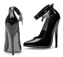 6 Inch Heel Fetish Pump with Lock & Key - ElegantStripper
