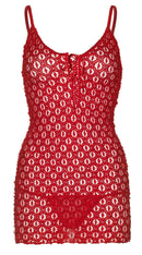 Two Piece Lace Mini Dress and G-String