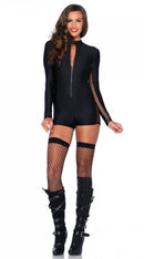 Zipper Front Romper