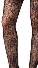 Floral Lace V Suspender Bodystocking