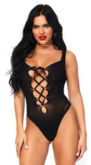 Lace Up Thong Teddy